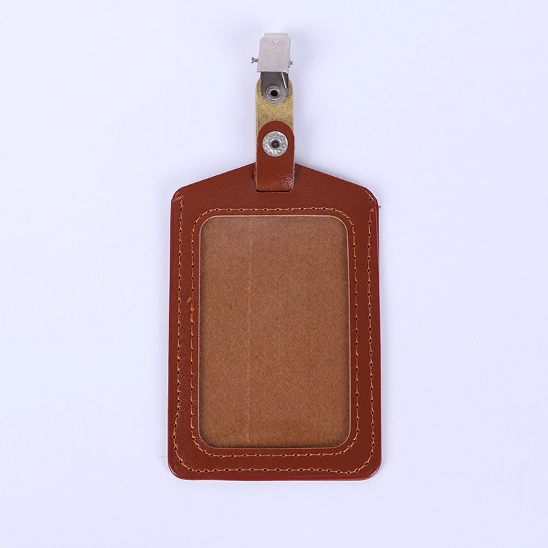 PU Leather ID Badge Holder 6