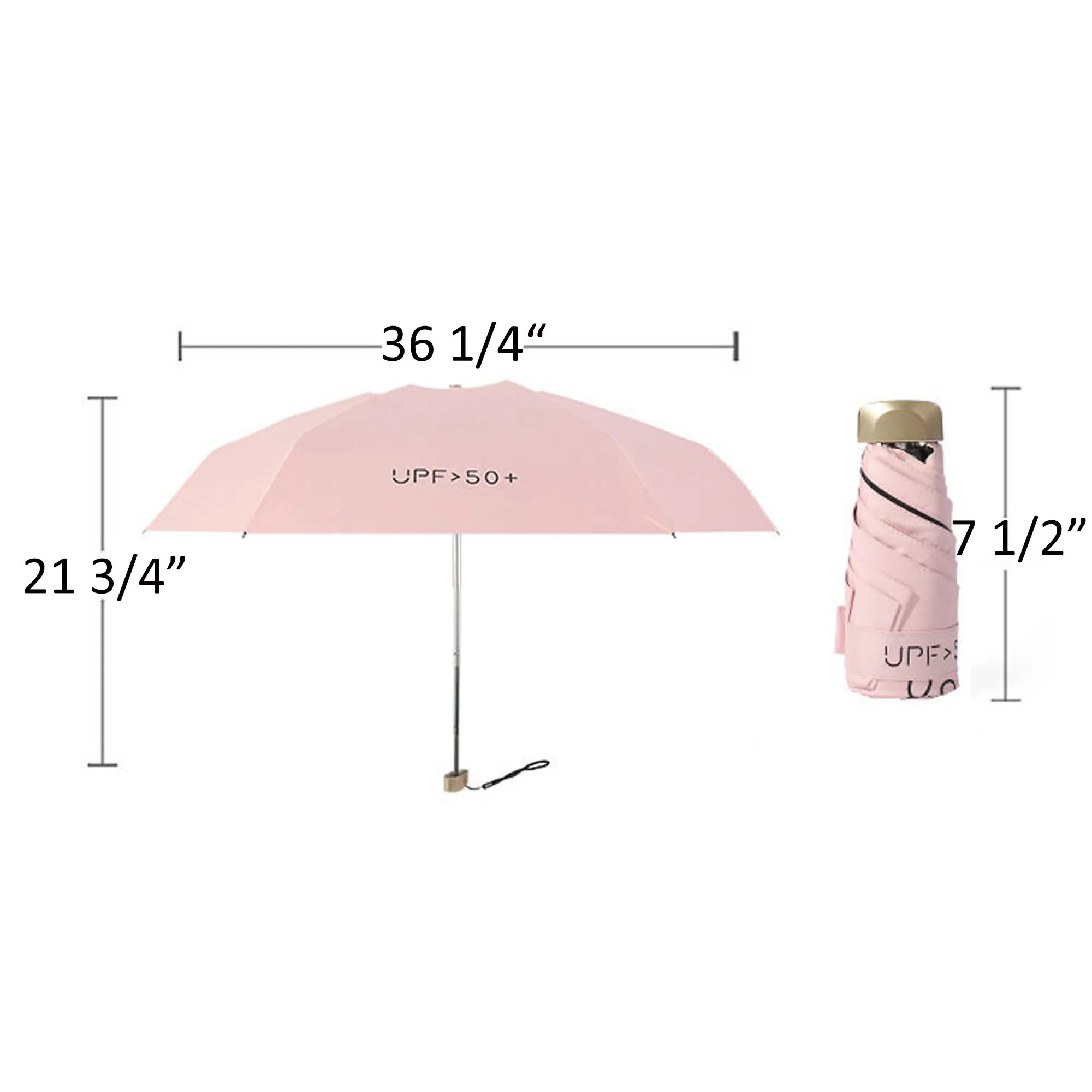 Black Glue Mini Sunshade Umbrella 3