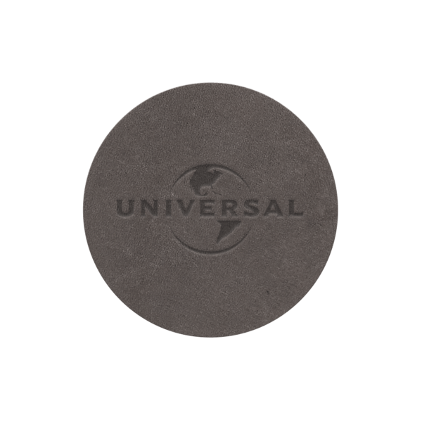 2 1/2" Leather Circle Patch 1