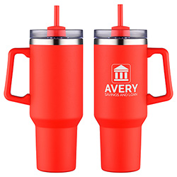 Genoa 40 oz Vacuum Insulated Travel Mug with Straw 5