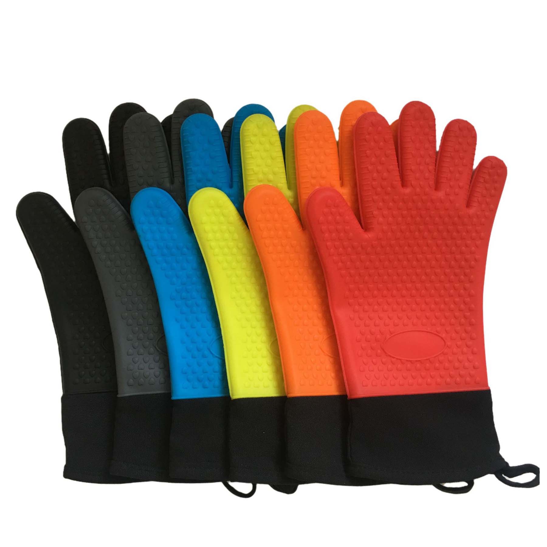 Silicone Large Oven Cook Fingers Gloves 1