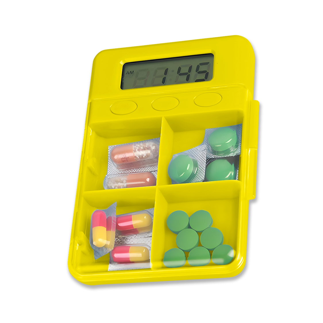 4 Compartment Digital Electronic Timer Pill Box 4
