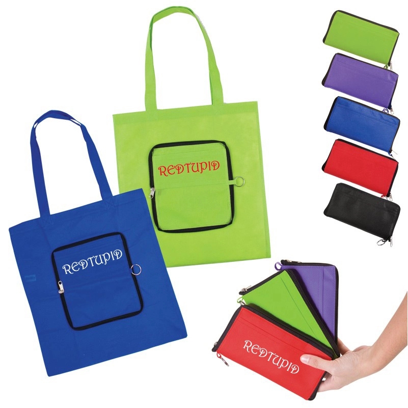 Foldable Zippin' Shopper Tote Bag 3