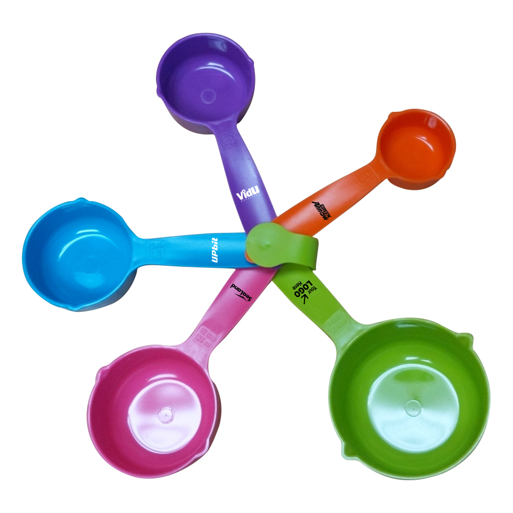 5-Piece Colorful Measuring Cup Set – Large Cup Size 6