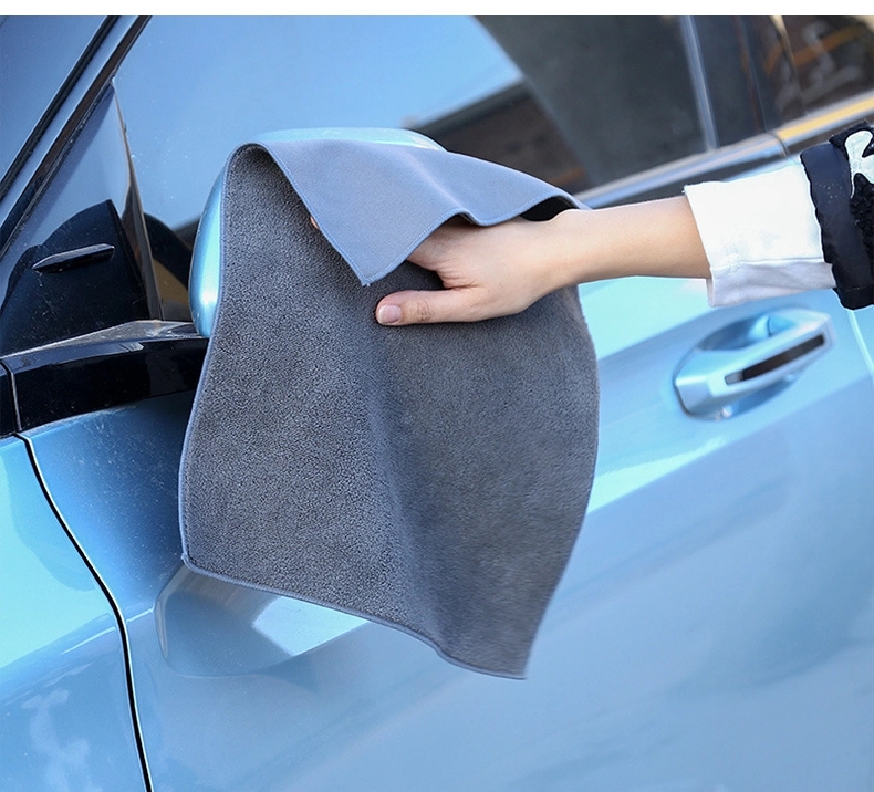 Custom Gift Coral Fleece & Suede Car Cleaning Washing Towel 8