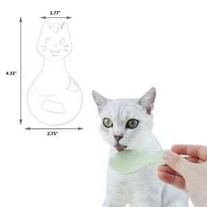 Pet Feeding Spoon With Hat Face Design 6