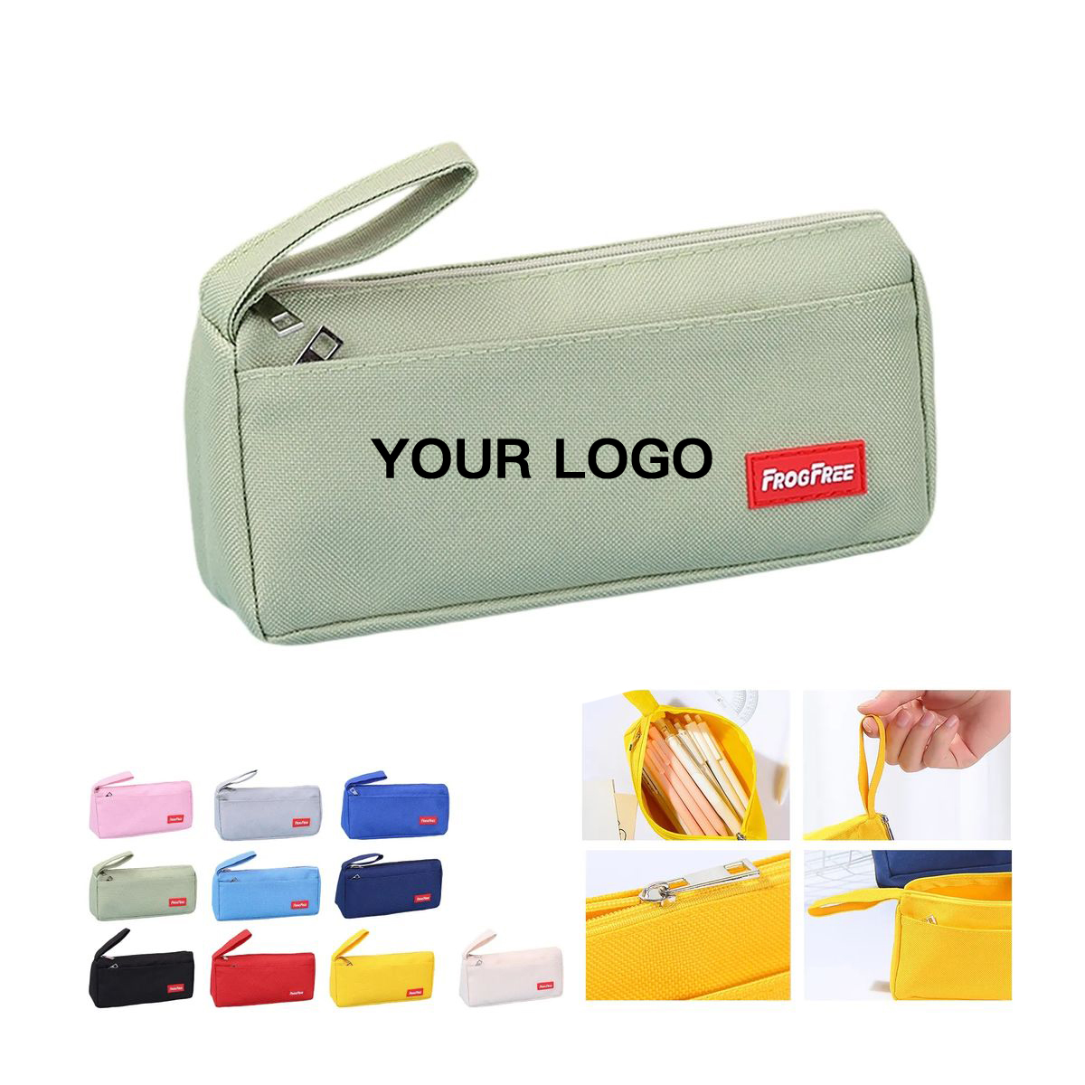 Compact Double Pocket Case for Office and School 2