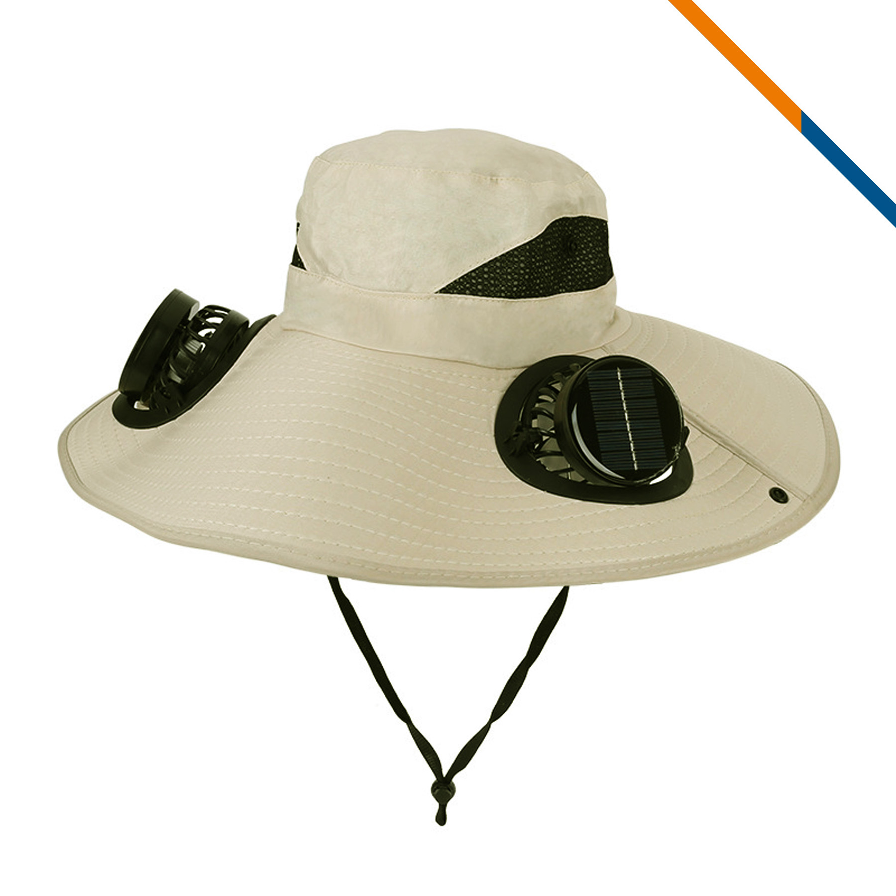 Armor Solar Double Fan Bucket Hat With String 3