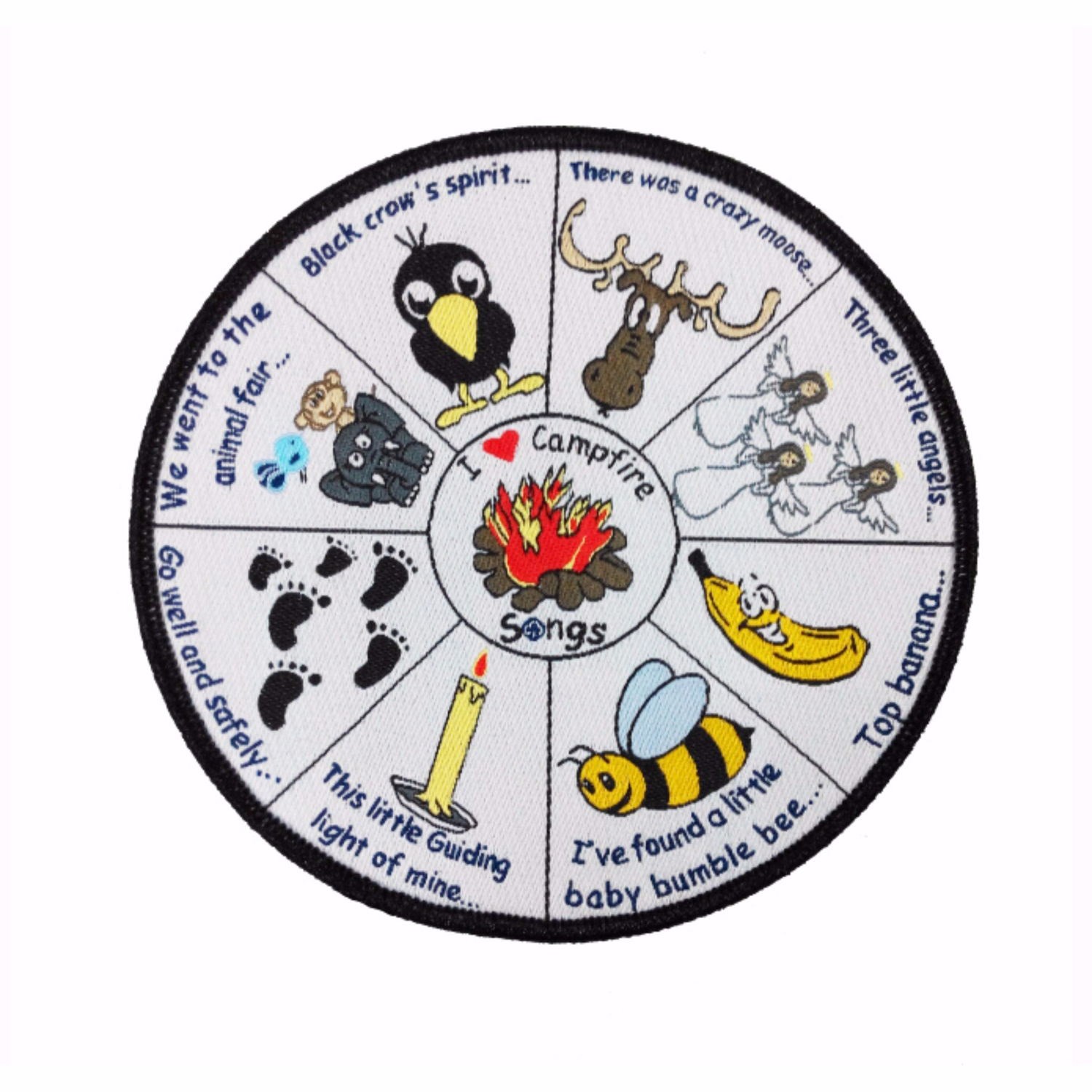 100% Custom Embroidered Patches - Hook & Loop Backing 4