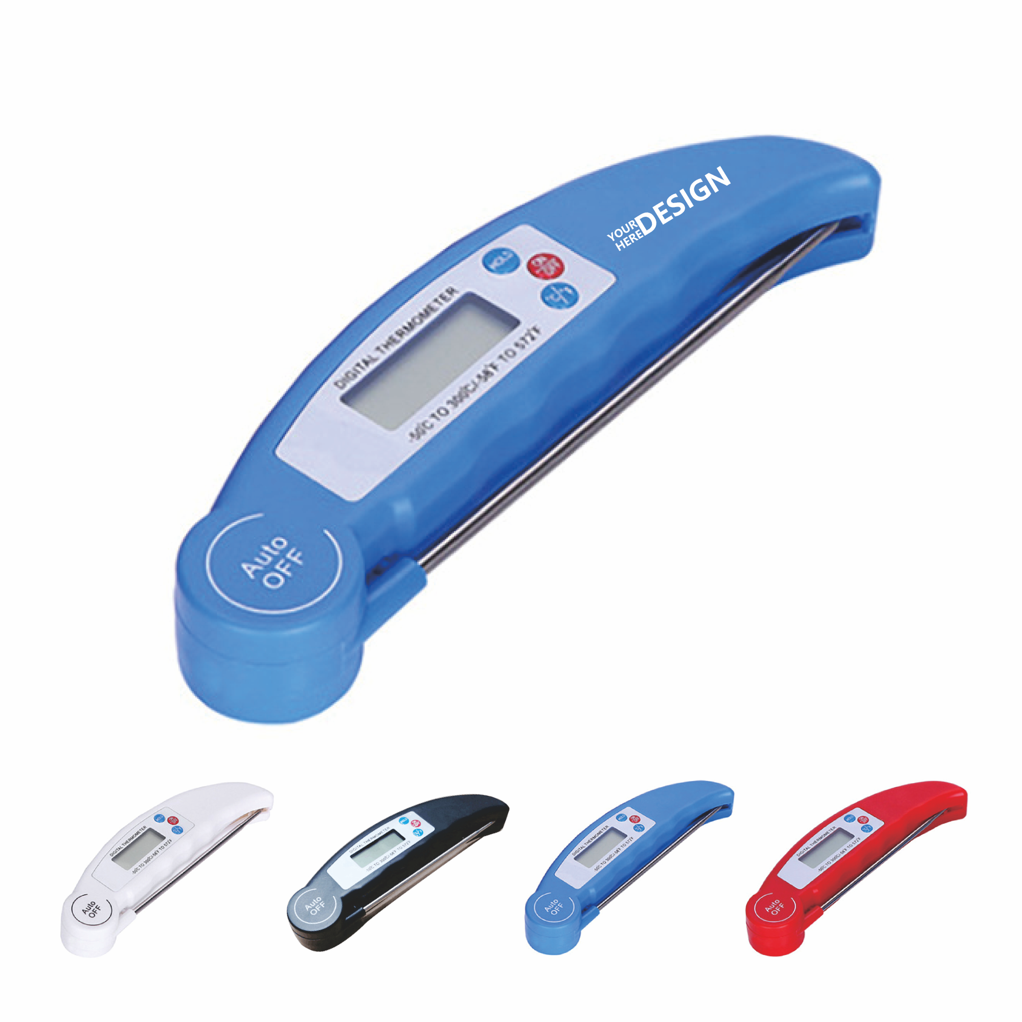 Grill Thermometer with Stainless Steel Probe 2