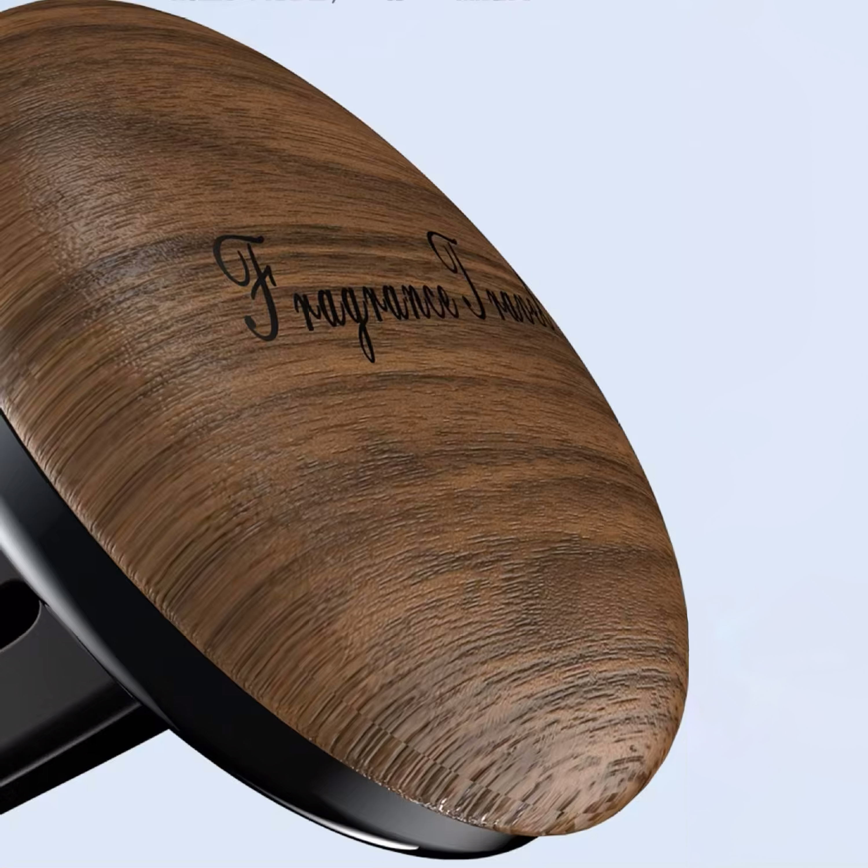 Luxury Wooden Pen with Silicone Grip and Golden Trim 2