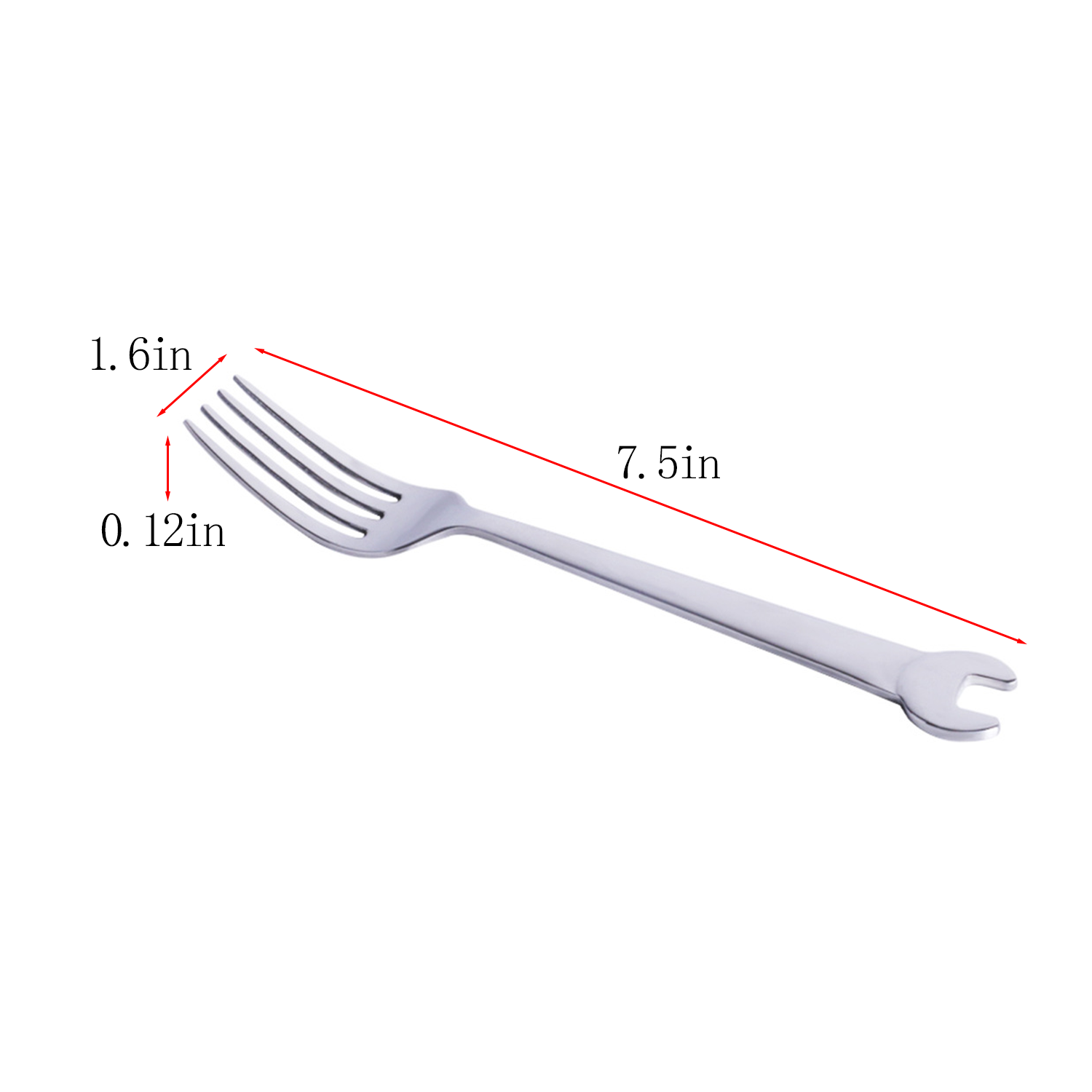 Creative Stainless Steel Wrench Fork 7