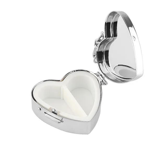 Metal Heart Pill Case 8