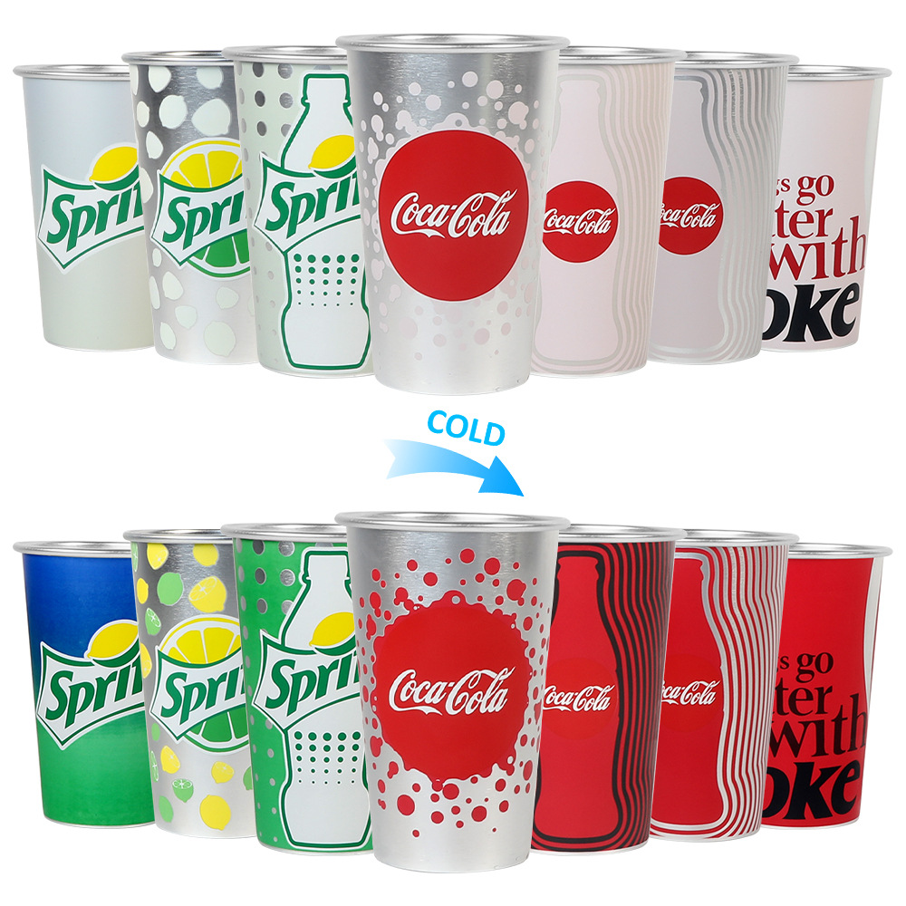15Oz Cool Color Changing Cup Food-Grade Aluminum Tumbler