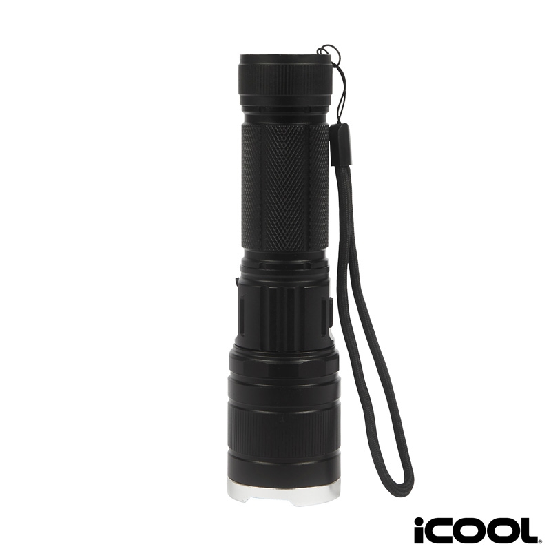 iCOOL Telluride Rechargeable 480-Lumen Aluminum Tactical Flashlight 9