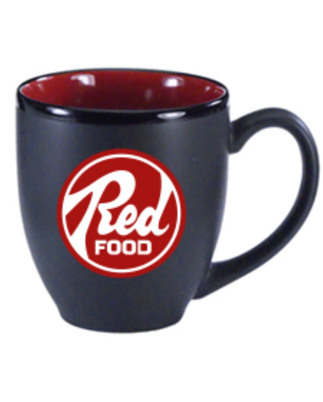 15 Oz Matte Black Out Red Gloss In Hilo Bistro Coffee Mug - 67 BISTRO STYLES-COLORS available