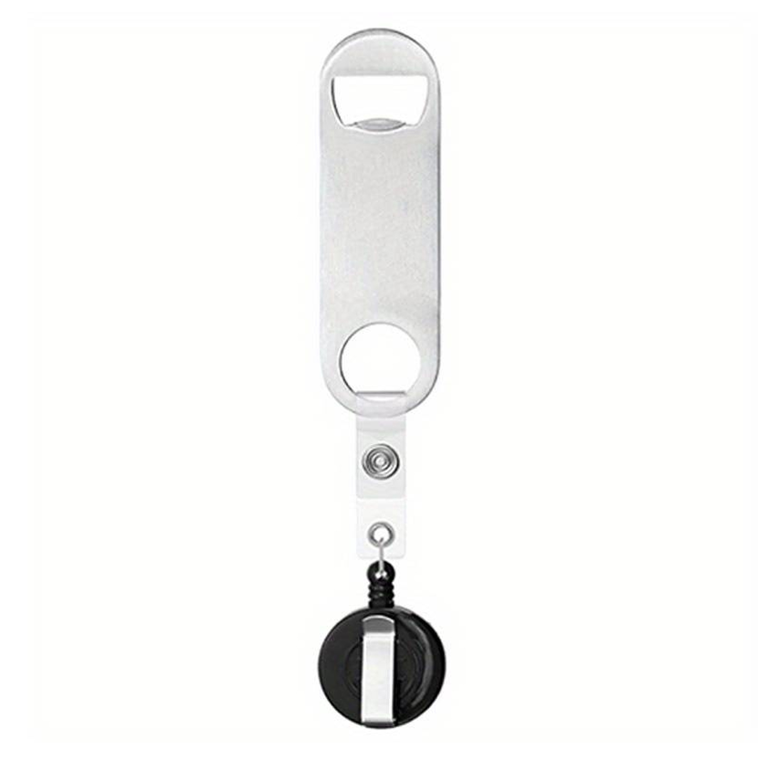 Stainless Steel Bottle Opener with Badge Reel 8