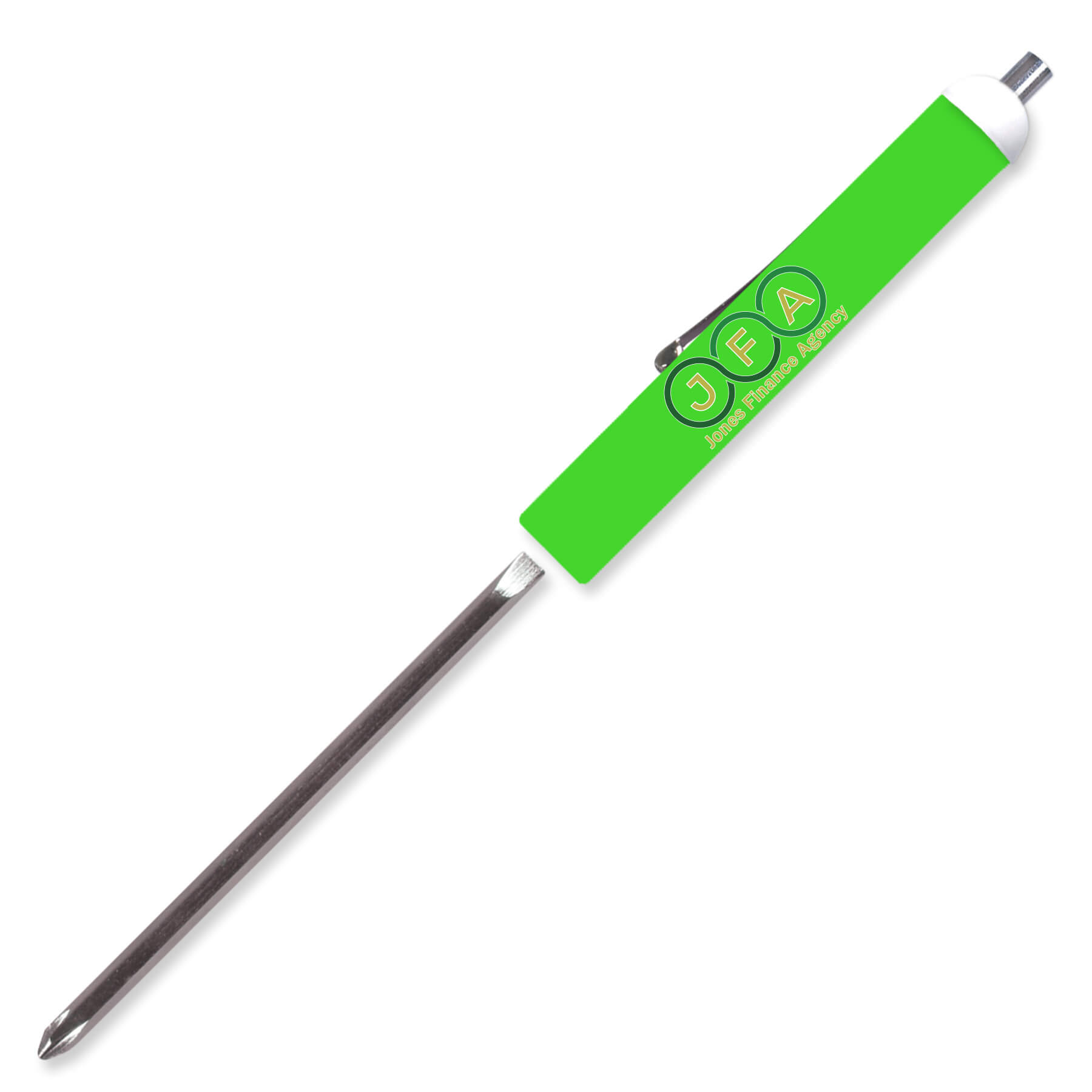 Pocket Screwdriver Reversible Flat Blade + Magnet Top 46