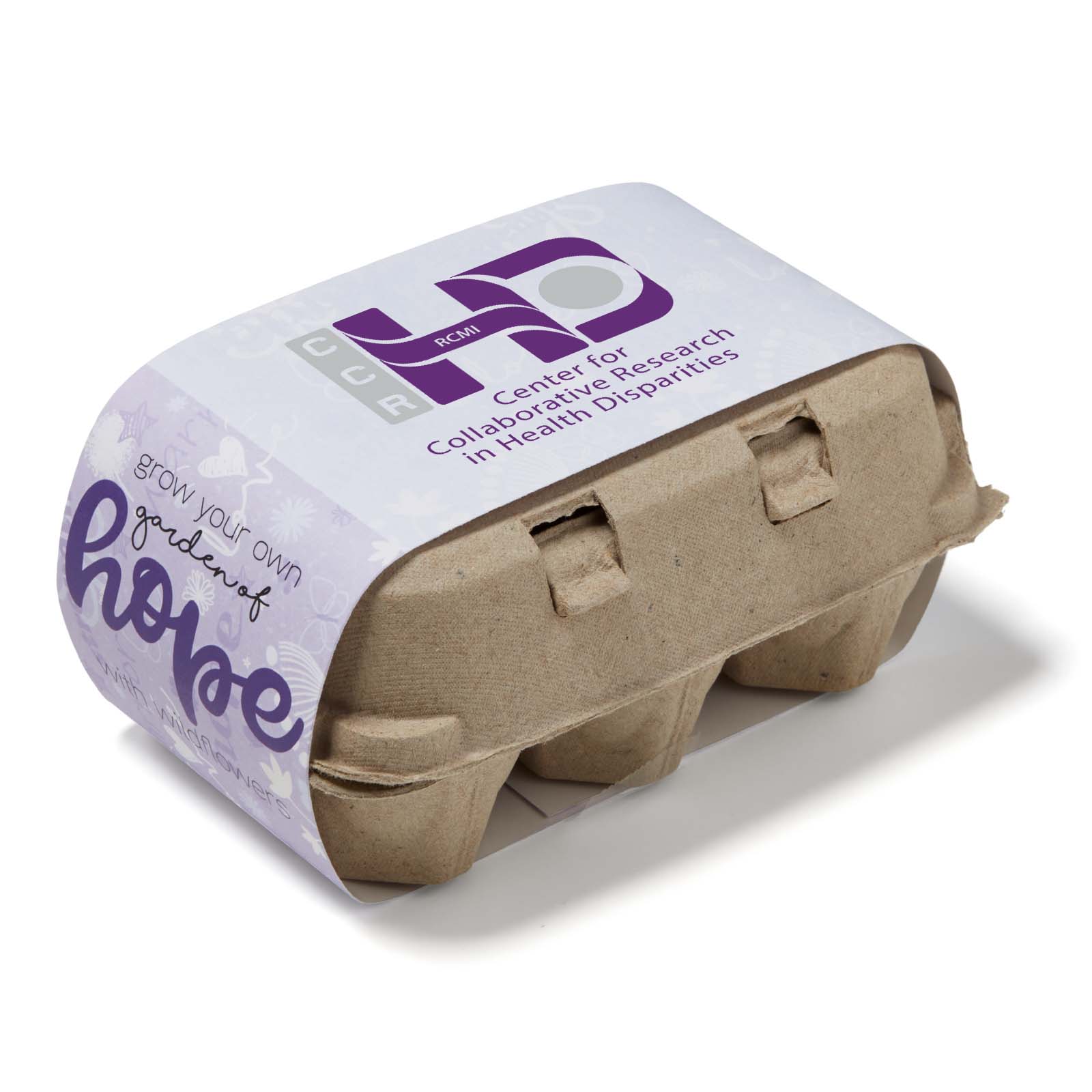 Purple Grow Your Own Garden of Hope Planter Kit 6
