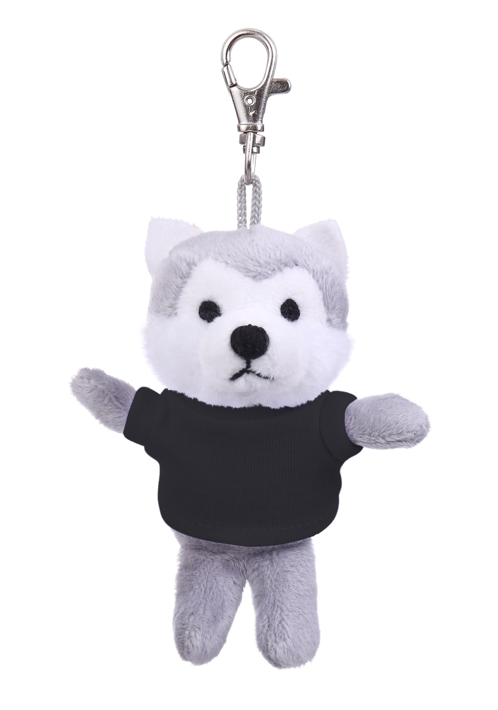 Soft Plush Wolf Keychain with Tee 15