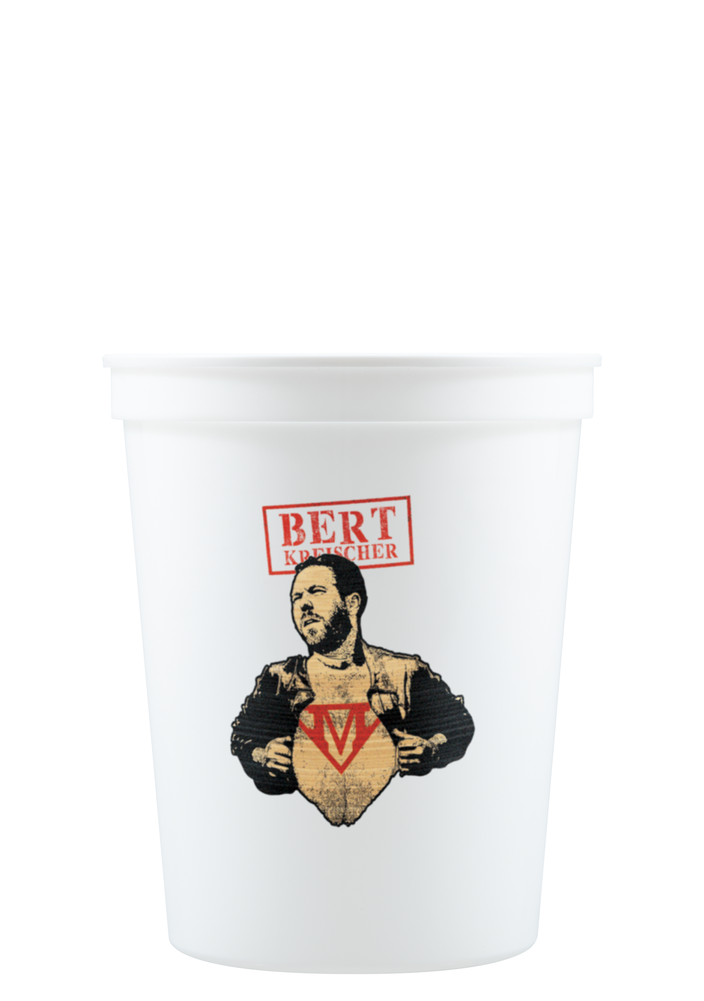 16 oz Stadium Cup Smooth White Digital Print 2