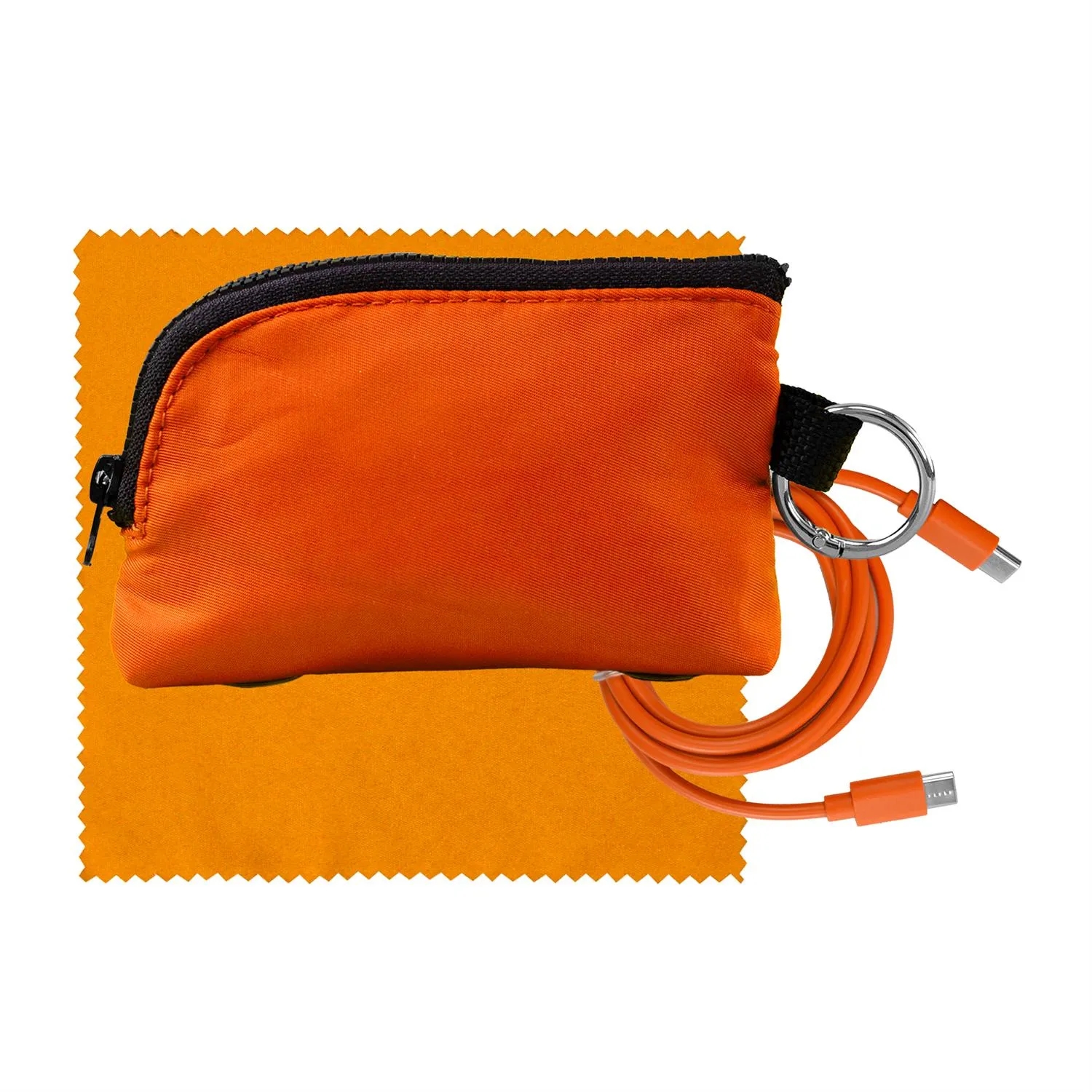 Zip Around C to C Cable & Cloth Set 11