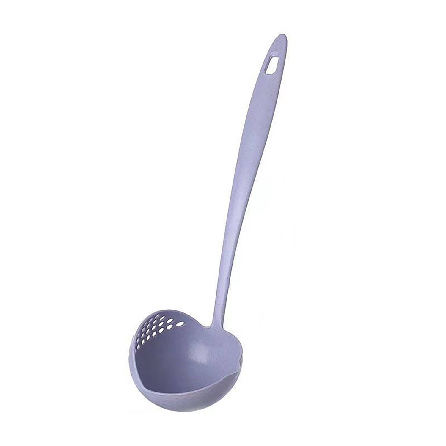 Heat-Resistant Hanging 2-In-1 Kitchen Ladle W/ Strainer 4