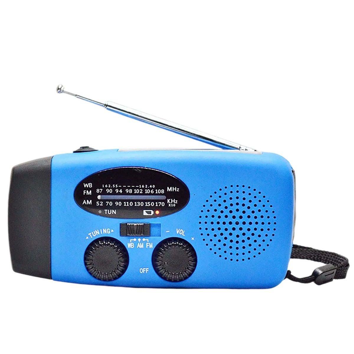 Solar and Hand Crank Emergency Radio with Flashlight 2