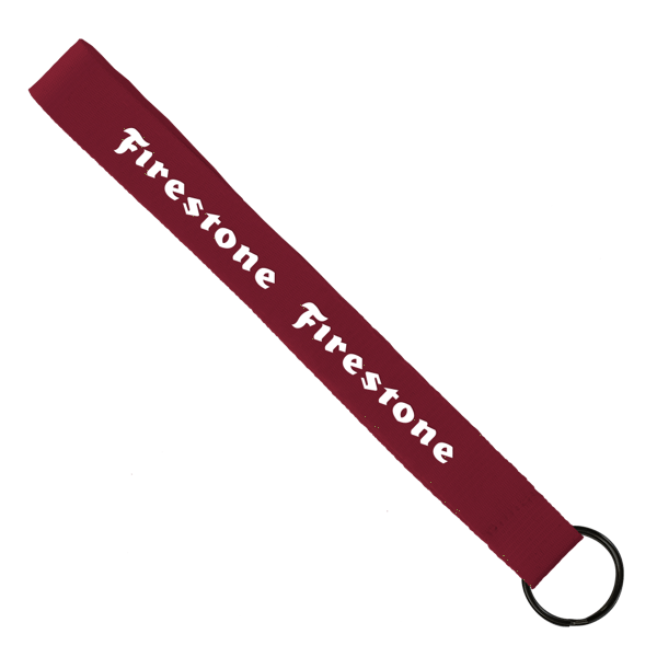 3/4" Sewn Polyester wrist Keychain with Metal Split-Ring 2