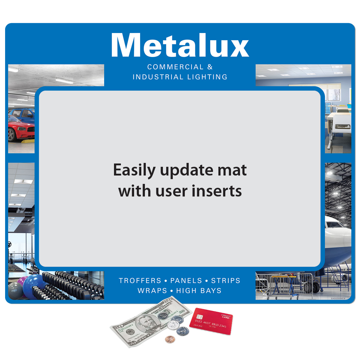 Frame-It Flex Heavy Duty Window Counter Mat-16"x20"x1/8" 1