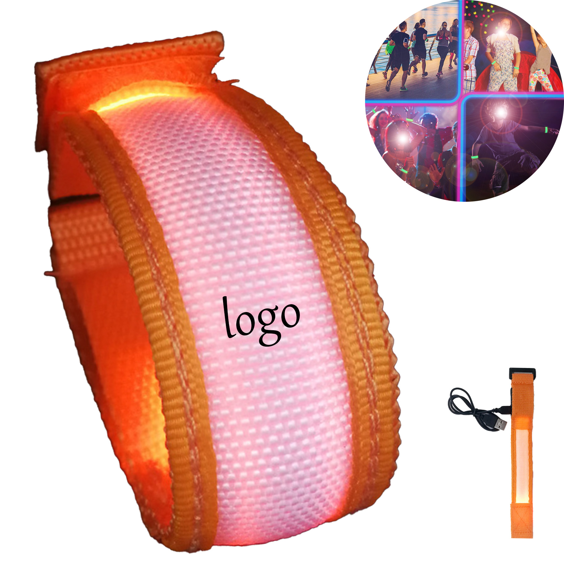 Rechargeable LED Wristband 5