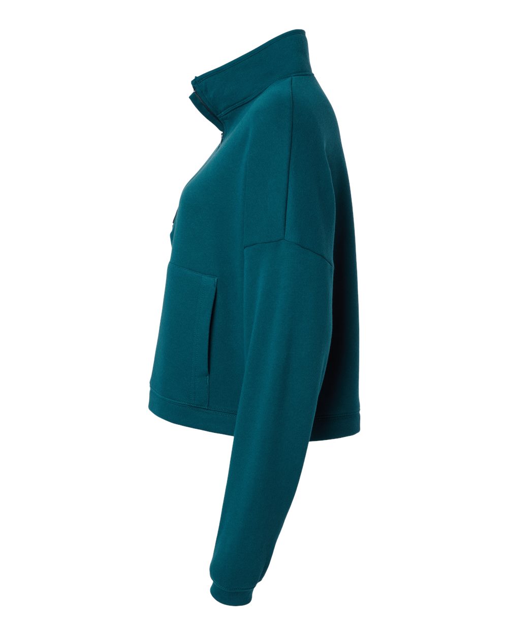 Women's Sponge Fleece Half Zip Pullover - 3953 5