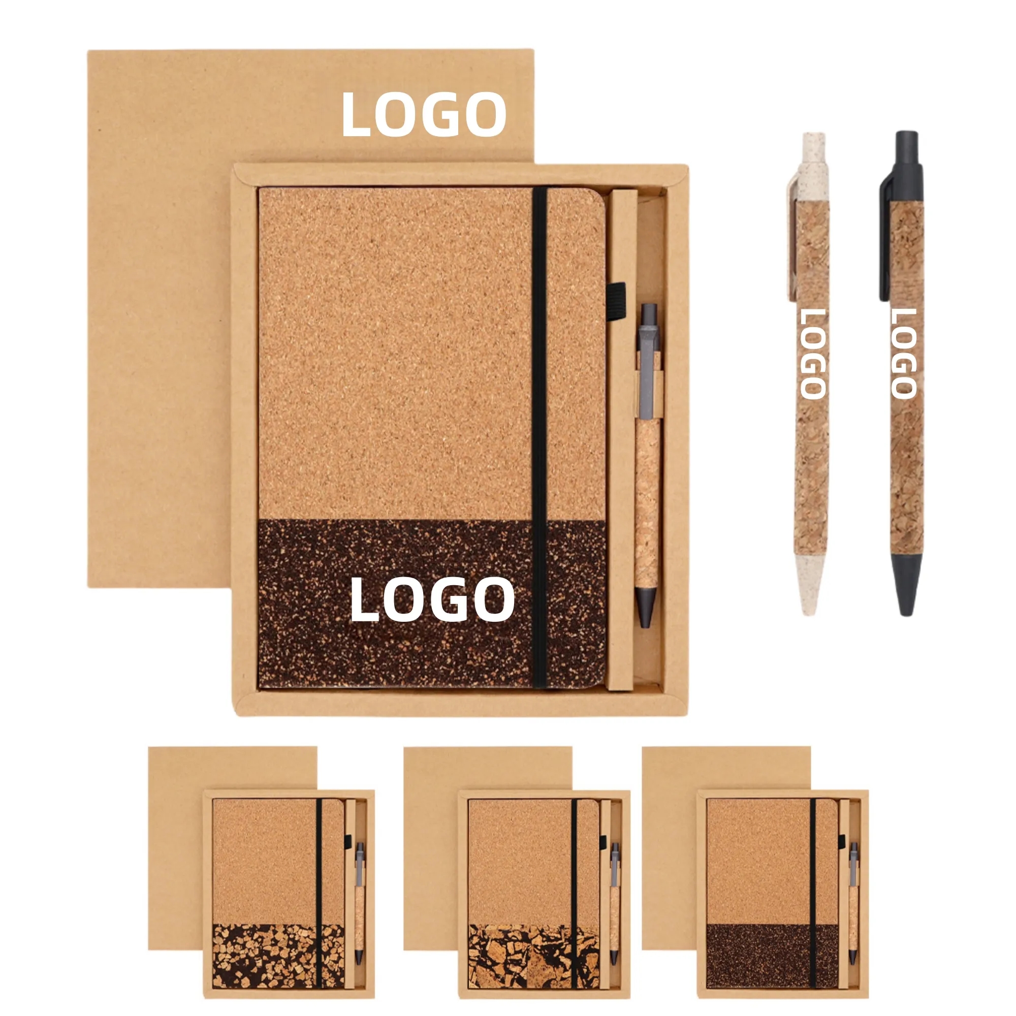 Eco Cork Notebook & Pen Gift Set 3