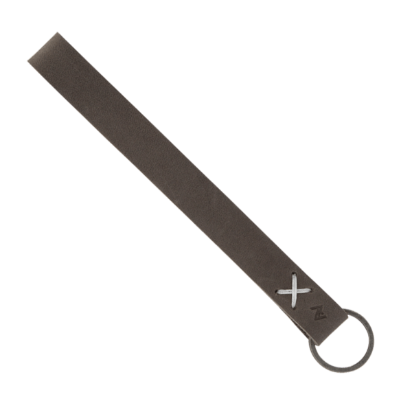 Hayward Leather Wrist Keychain with Metal Split-Ring 73