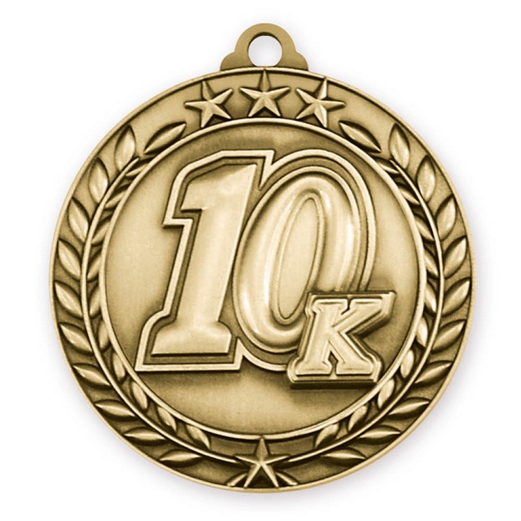 10K Wreath Award Medallion (1-3/4") 5