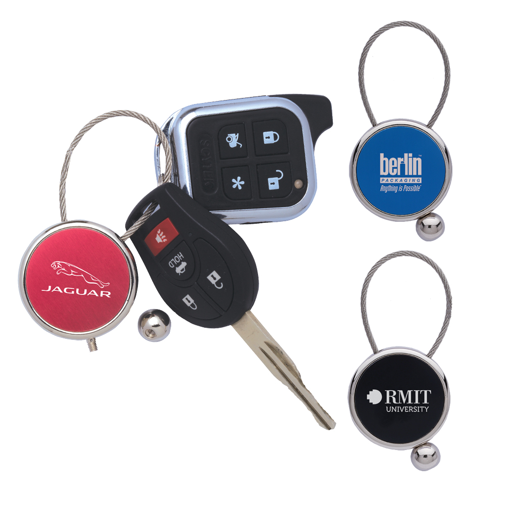 Wire Loop Metal Keychain