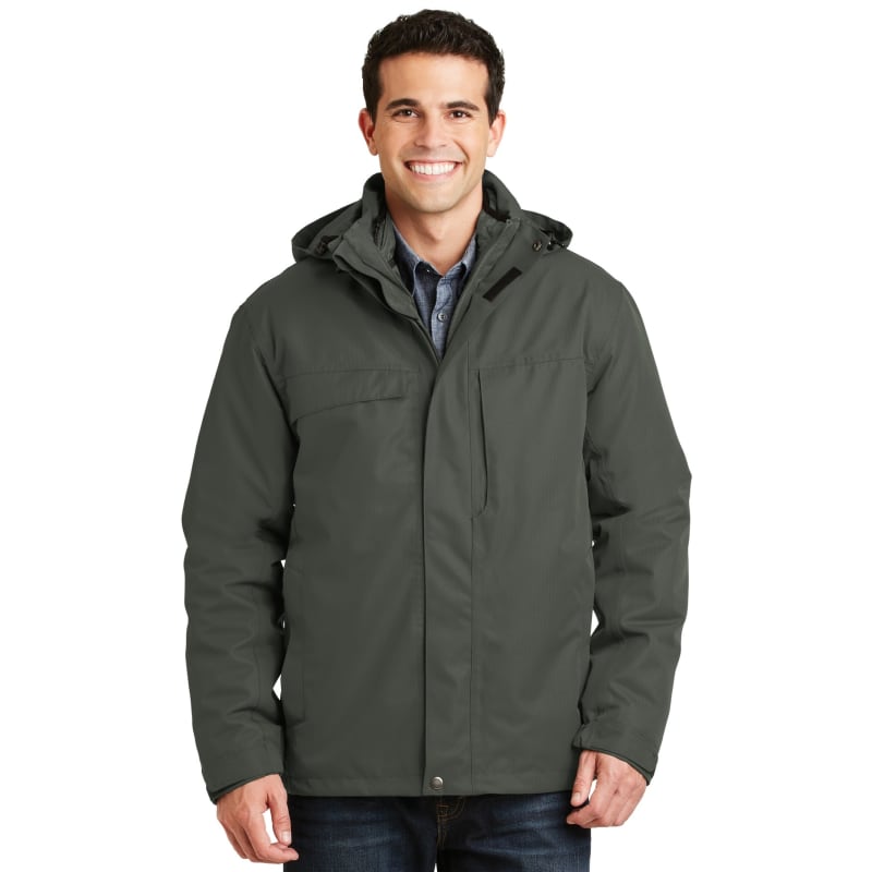 Port Authority Herringbone 3-in-1 Parka. 9