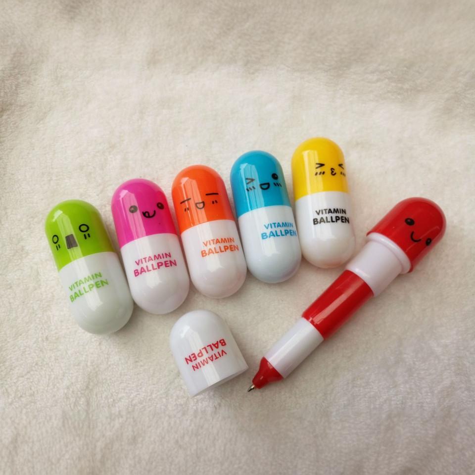 Capsule Shaped Telescopic Ballpoint Pen 1