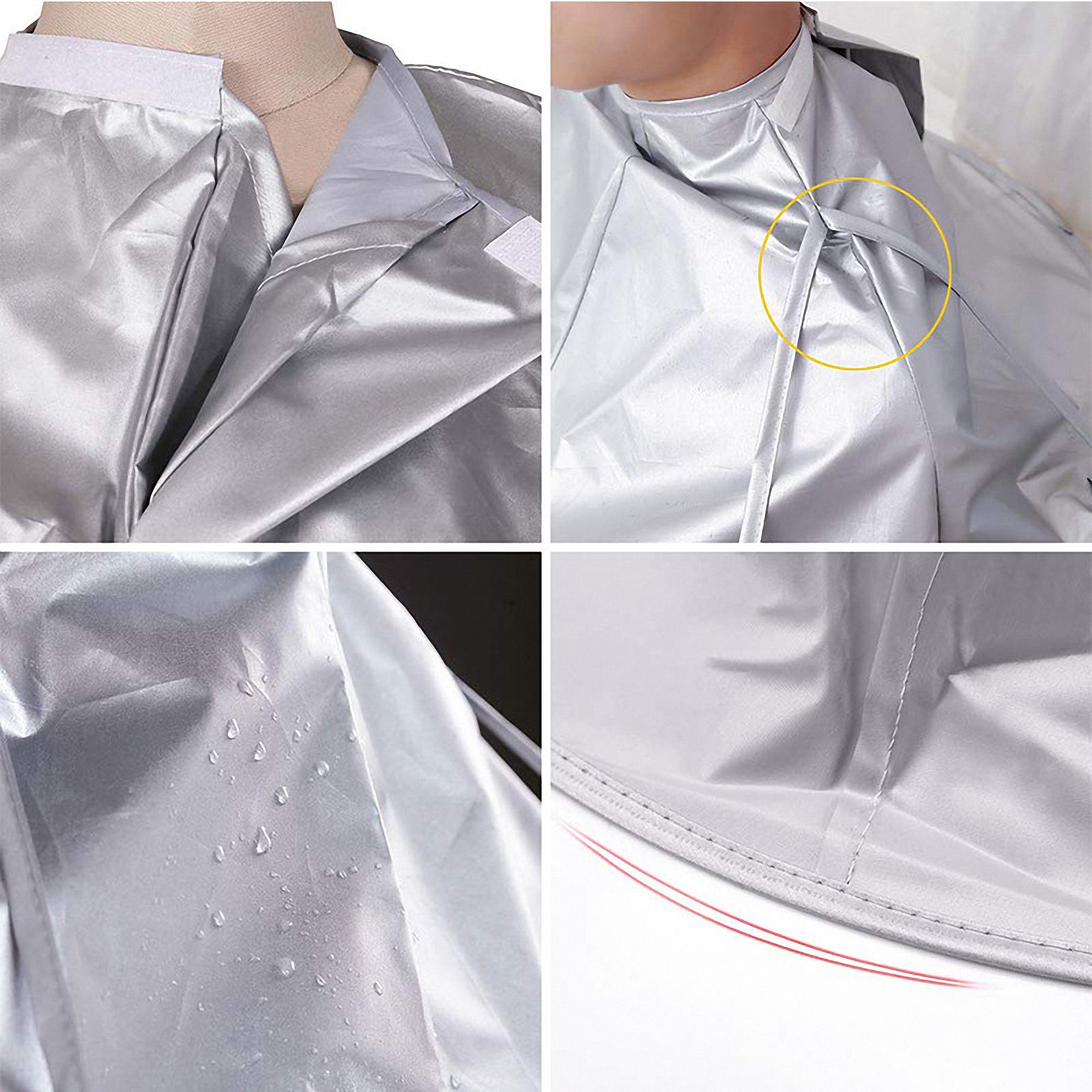 DIY Haircut Nylon Umbrella Cape 3