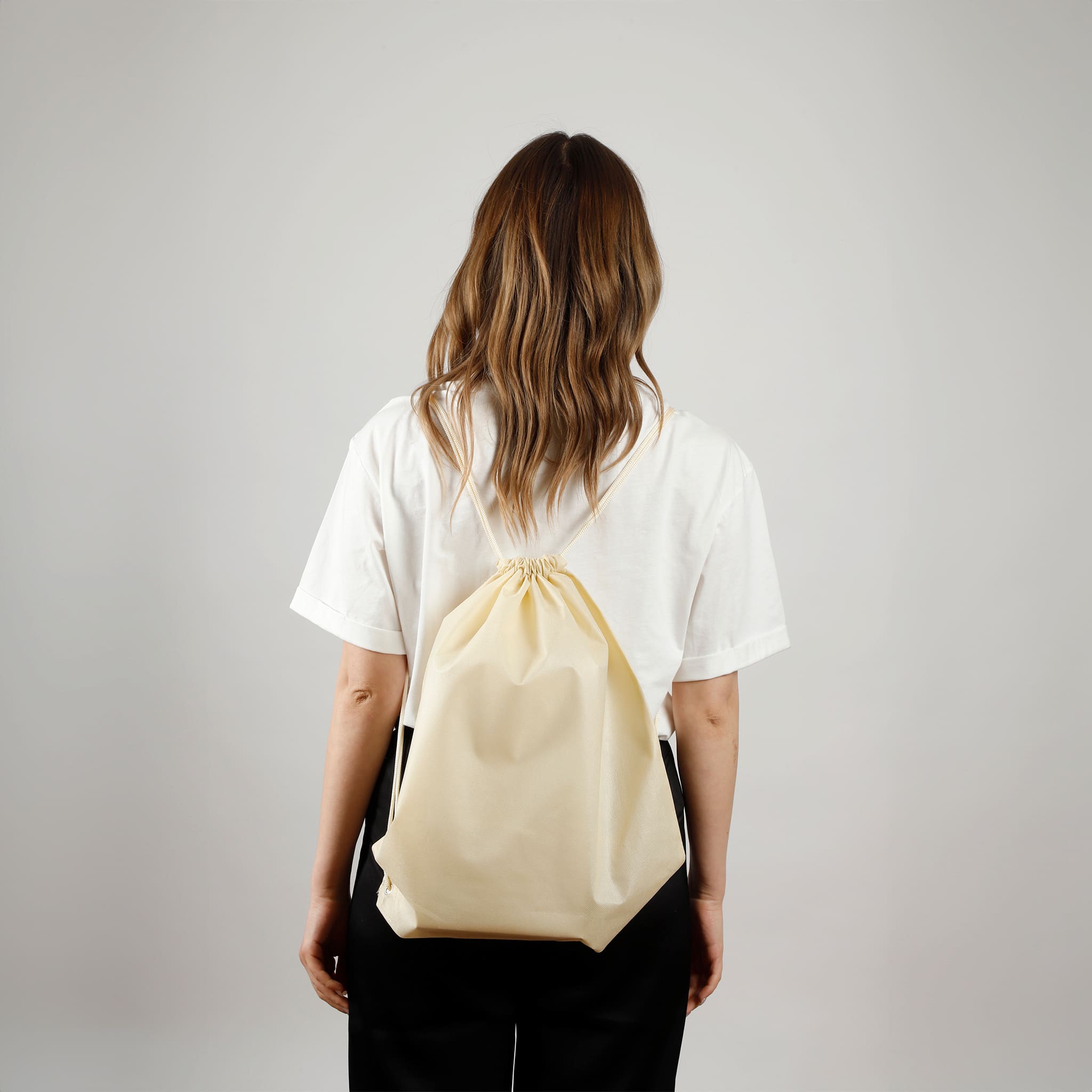 Large Non-Woven Drawstring Backpack 23
