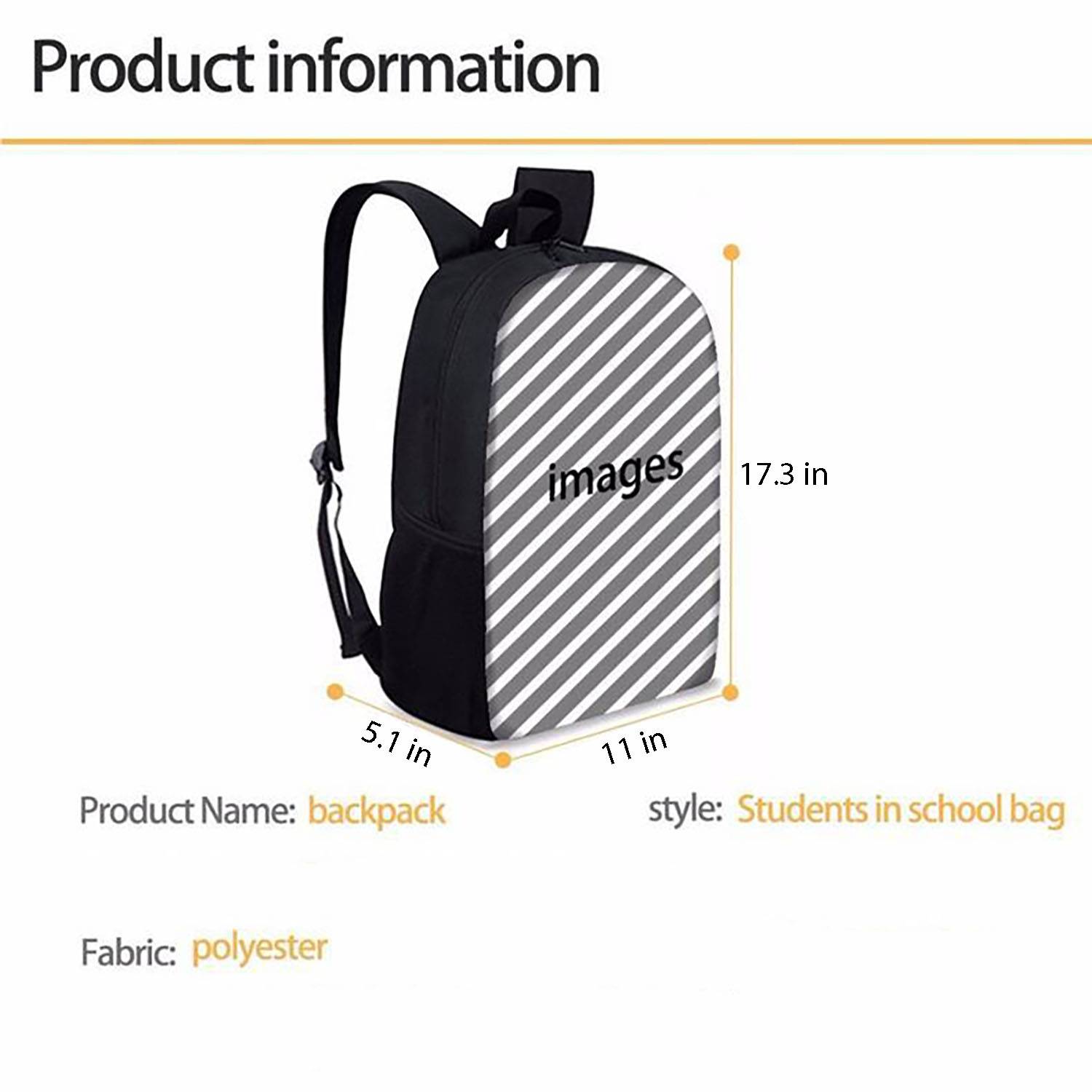 Kids Backpack Set w/ Lunch Bag&Pencil Case 3