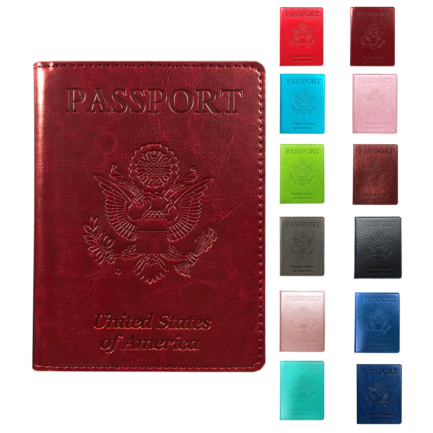 Passport And Vaccine Card Holder Combo 2