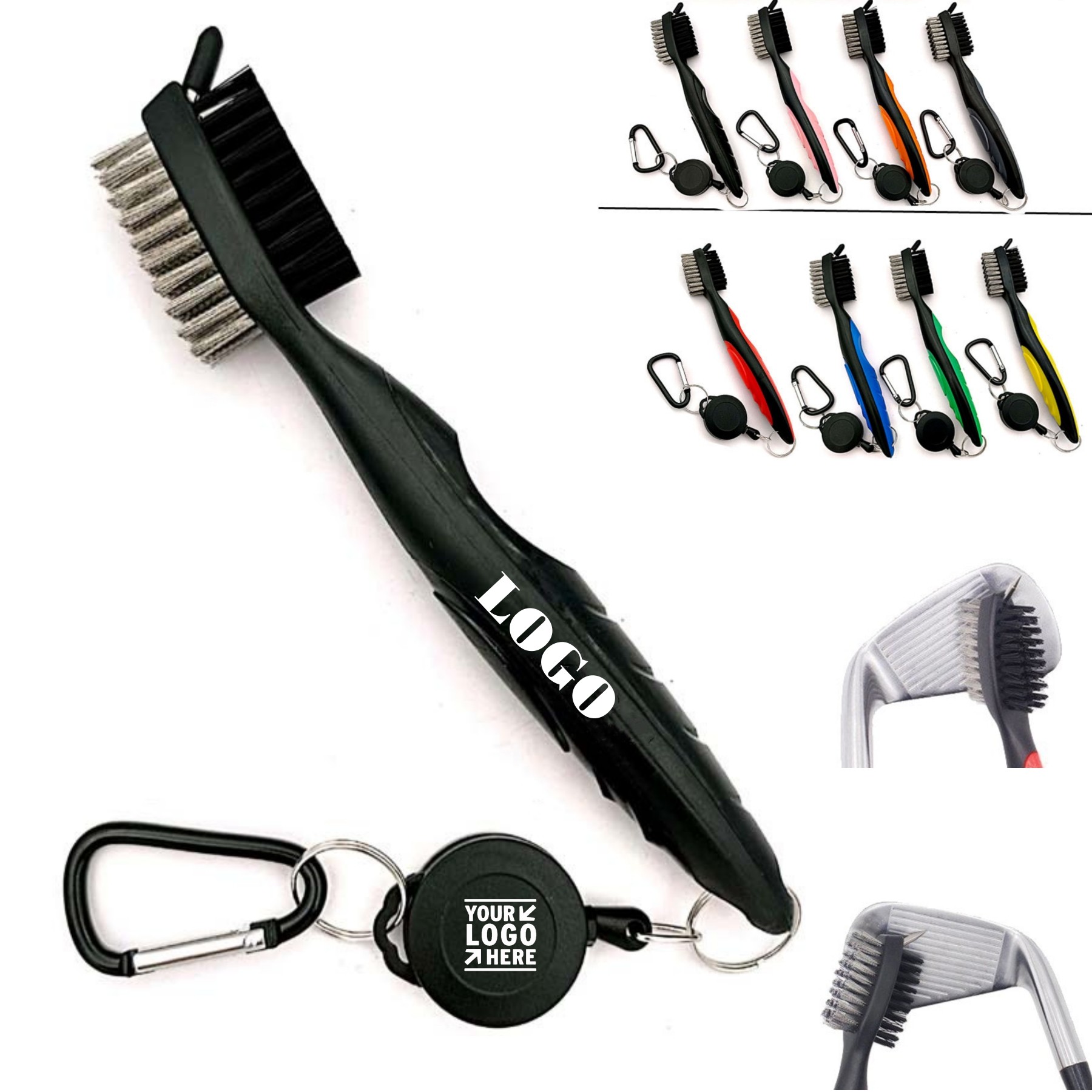 Golf Club Brush Groove Cleaner