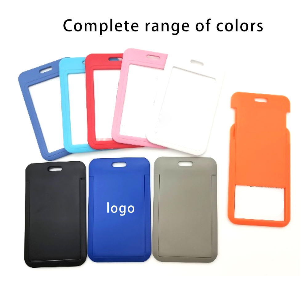 Customized logo enterprise employee name tags with retractable lanyards 1