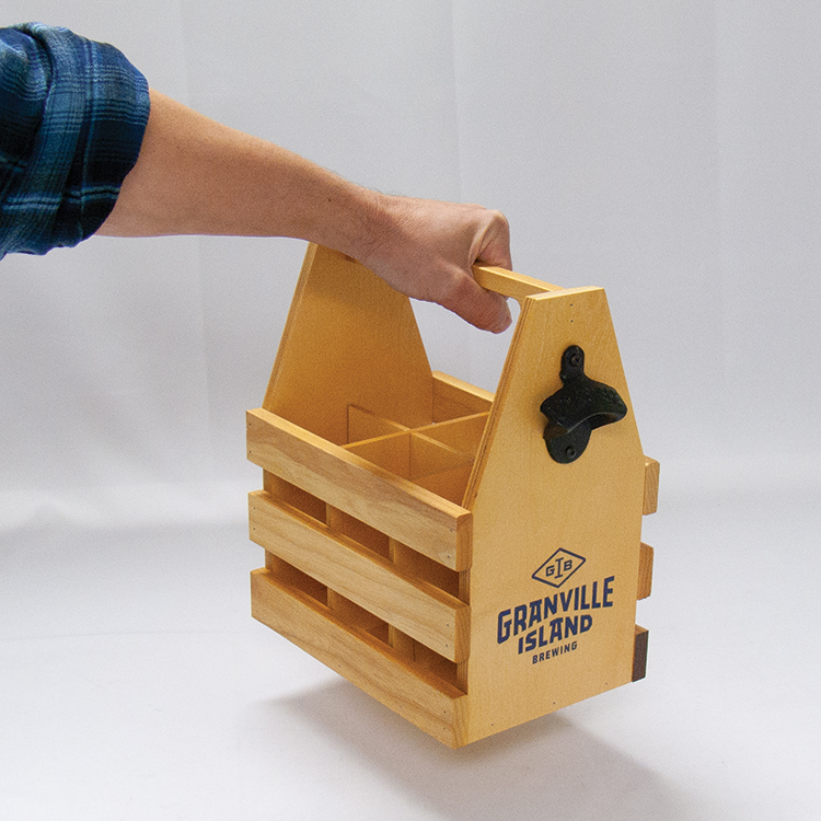 Six-Pack Crate with Bottle Opener
