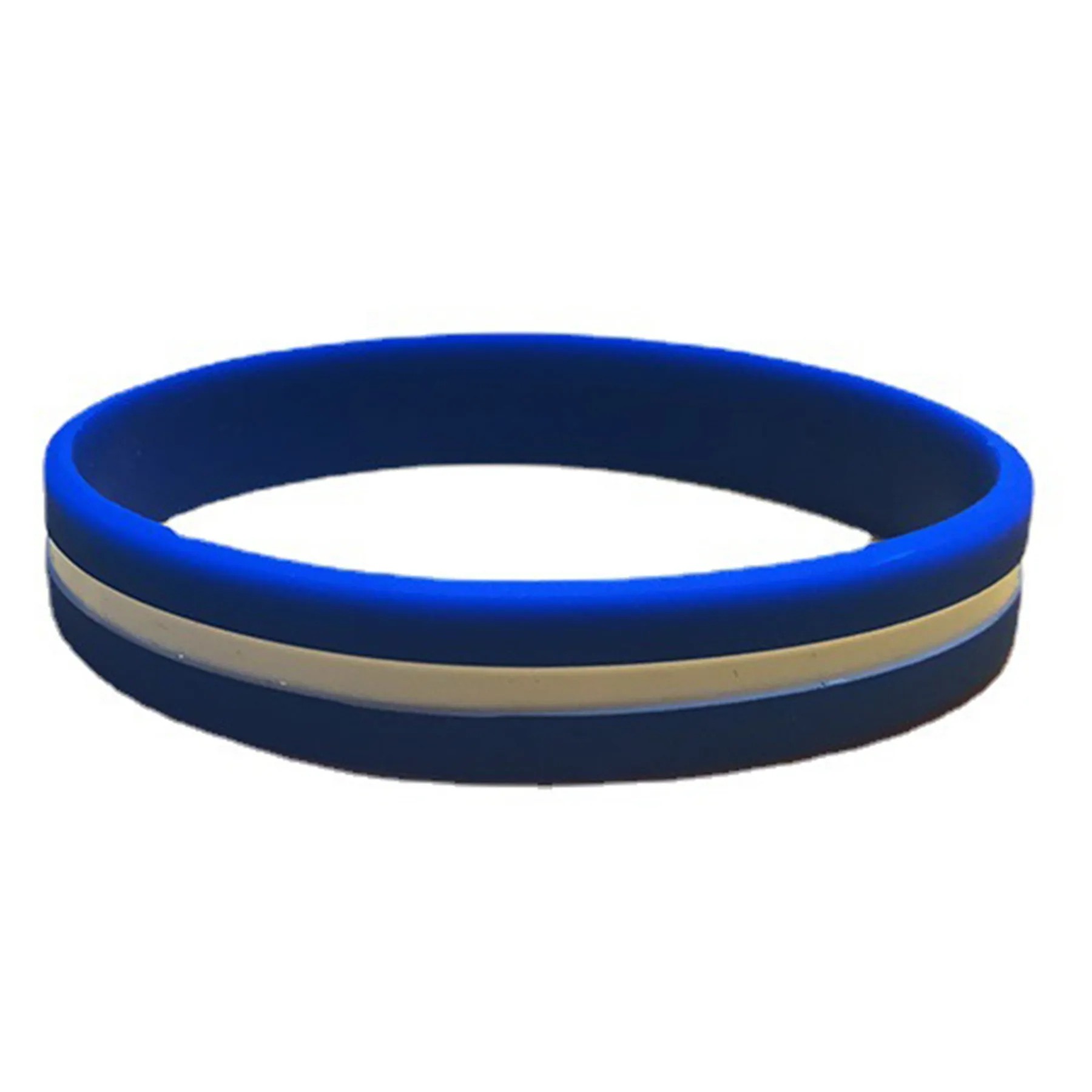Debossed Color Fill Silicone Wristband 3