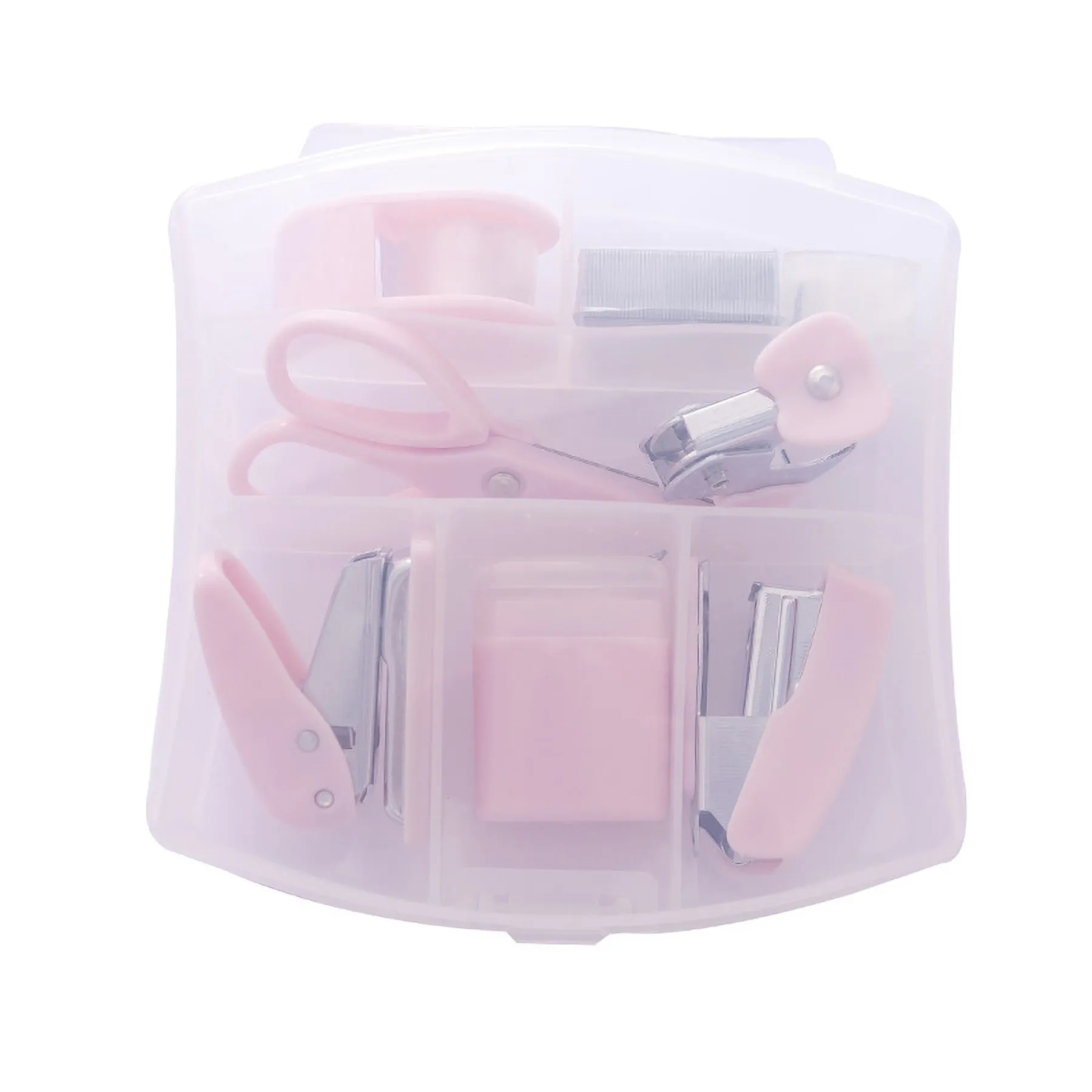 Portable 8Pcs Stationery Kit For Office 2