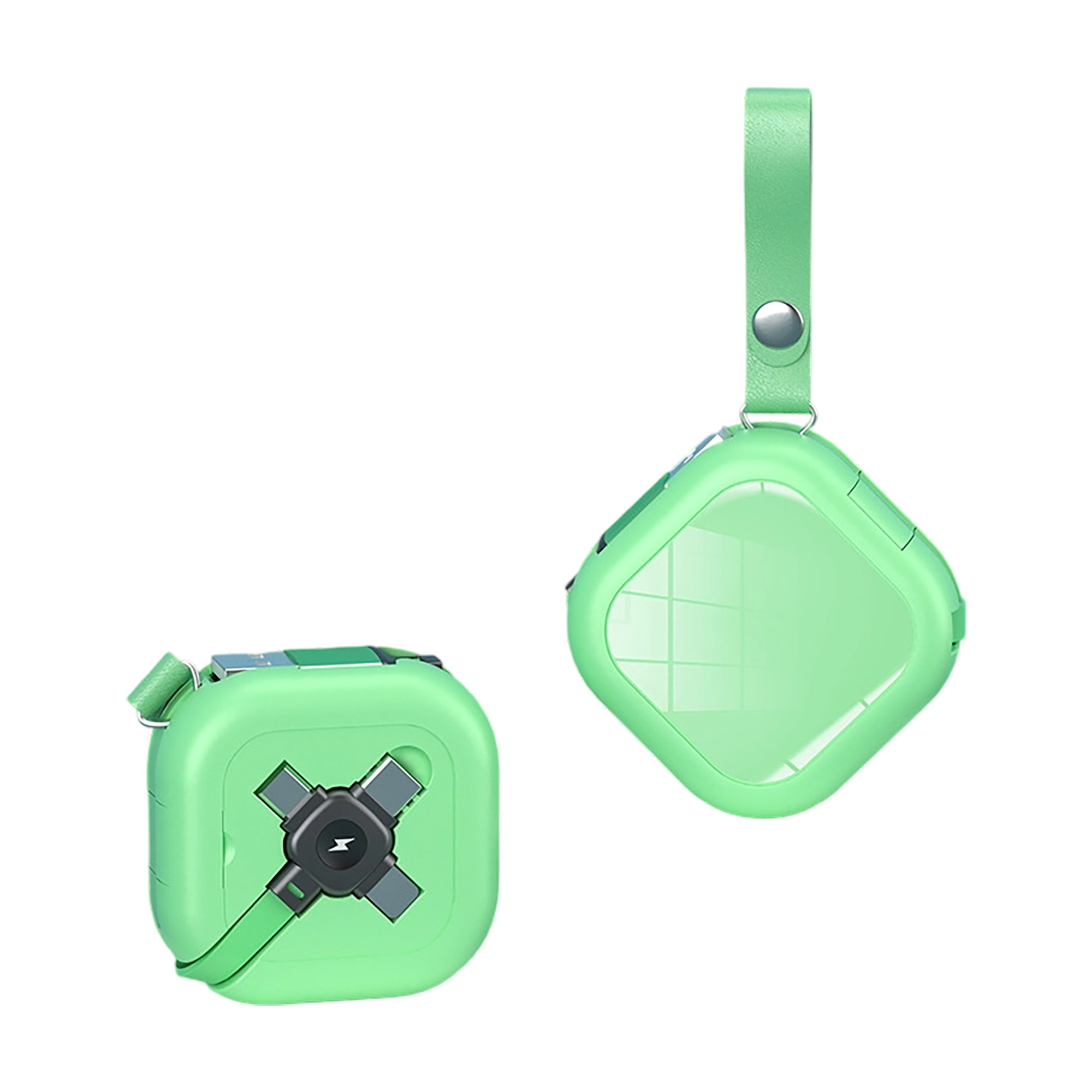 Retractable Multi Charging Cable With Micro USB USB C And iP Connectors 3.3' 7