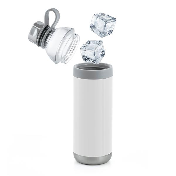 Dual Opening Stainless Steel Water Bottle - 20 Oz., custom water bottle with logo imprint 13