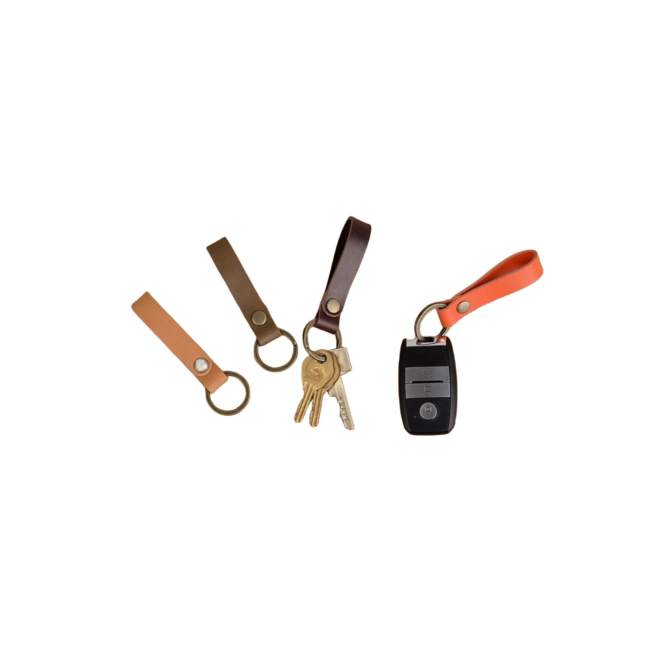 Cowhide keychain 2